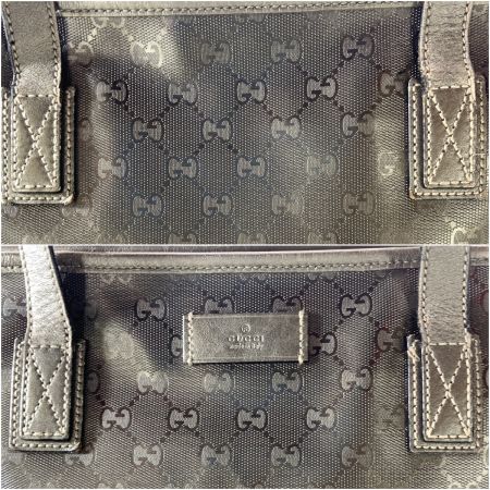  GUCCI グッチ GGインプリメ トートバッグ ショルダーバッグ 211137 グレー 現状渡し 