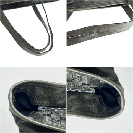  GUCCI グッチ GGインプリメ トートバッグ ショルダーバッグ 211137 グレー 現状渡し 