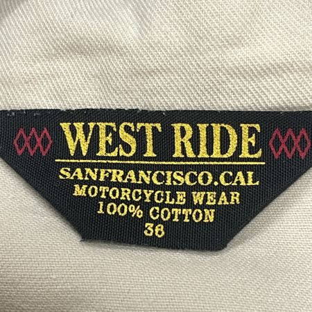  WEST RIDE ウエストライド メンズ 半袖シャツ サイズ38 ベージュ