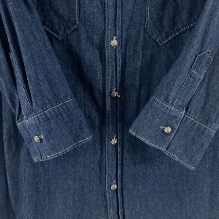  Indian インディアン メンズ デニムシャツ サイズL ブルー