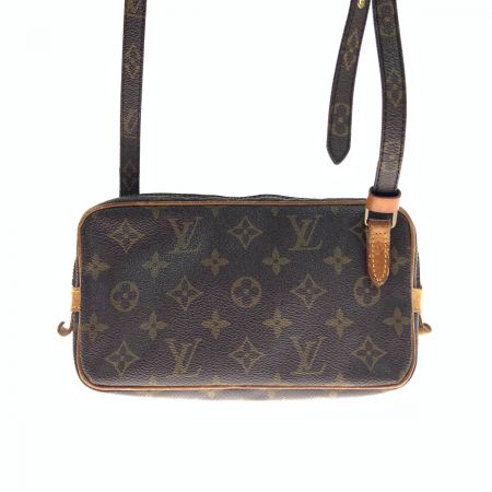  LOUIS VUITTON ルイヴィトン モノグラム ポシェット マルリー バンドリエール ショルダーバッグ M51828 ブラウン