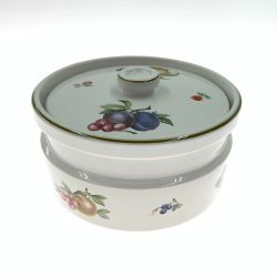 〇〇 Wedgwood ウェッジウッド WILD STRAWBERRY 陶器 食器 ポット 容器 ホワイト Bランク