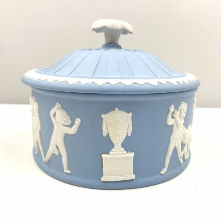  Wedgwood ウェッジウッド ジャスパー トリンケットボックス 小物入れ ブルー