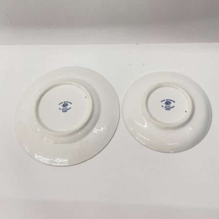  Imperial Porcelain ロモーノ・ソフ ピンクローズ トリオセット カップ・ソーサー・デザートプレート