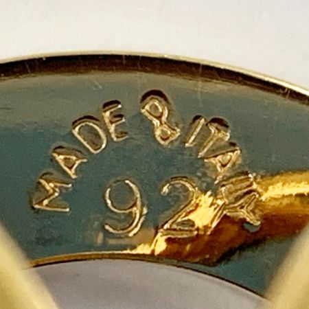  CELINE セリーヌ GP ロゴ サークル スカーフリング ゴールド