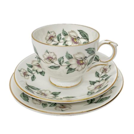 Crown Staffordshire 食器 カップ&ソーサー＆プレート トリオ 英国ヴィンテージ