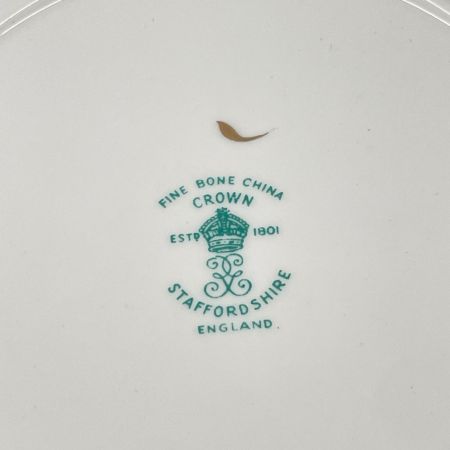 Crown Staffordshire 食器 カップ&ソーサー＆プレート トリオ 英国ヴィンテージ