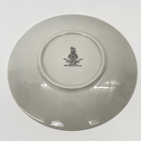 ROYAL DOULTON ロイヤルドルトン PILLAR ROSE カップ&ソーサー&ケーキプレート(トリオ) 廃版
