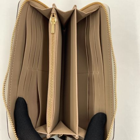  COACH コーチ ロング ジップ アラウンド ウォレット フローラル プリント CR625 ホワイト