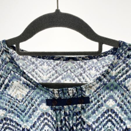  里麻 レディース  カットソー サイズLL ブルー