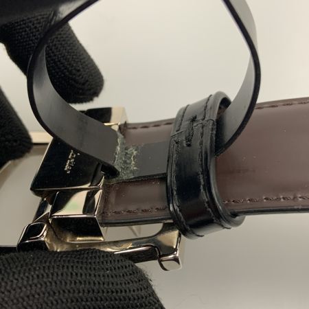  Cartier カルティエ C アロンジェ カーフ レザー ベルト ブラック