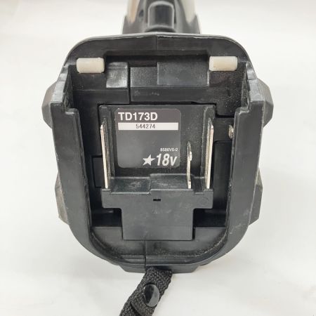  MAKITA マキタ 充電式インパクトドライバ 18v 本体のみ TD173D ブラック