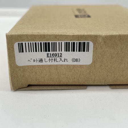  鞄のいたがき ITAGAKI ベルトポーチ 小銭入れ ベルト通し付札入れ 本革 牛革 E16912 ダークブラウン