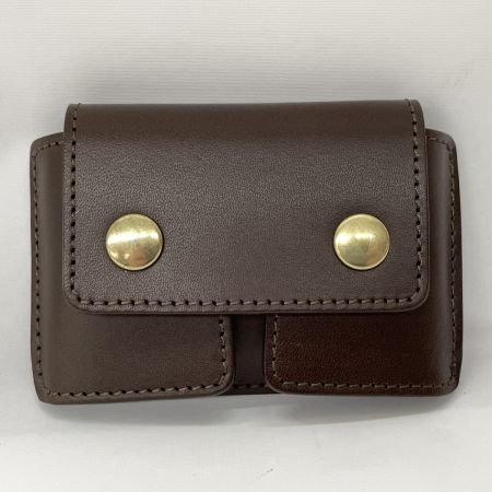  鞄のいたがき ITAGAKI ベルトポーチ 小銭入れ ベルト通し付札入れ 本革 牛革 E16912 ダークブラウン
