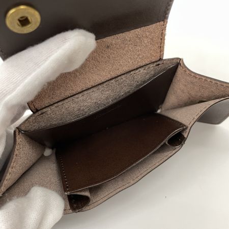  鞄のいたがき ITAGAKI ベルトポーチ 小銭入れ ベルト通し付札入れ 本革 牛革 E16912 ダークブラウン