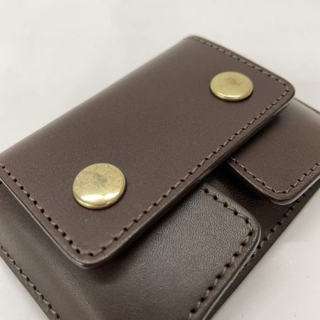  鞄のいたがき ITAGAKI ベルトポーチ 小銭入れ ベルト通し付札入れ 本革 牛革 E16912 ダークブラウン