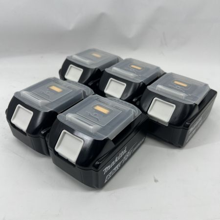  MAKITA マキタ 純正 18v 6.0Ah 5個セットリチウムイオンバッテリ BL1860B ブラック 未使用品
