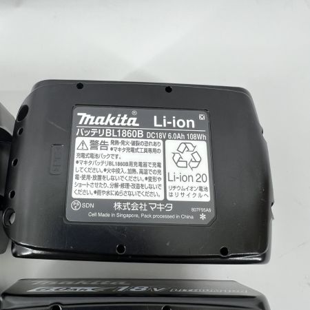  MAKITA マキタ 純正 18v 6.0Ah 5個セットリチウムイオンバッテリ BL1860B ブラック 未使用品