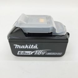 〇〇 MAKITA マキタ 純正 18v 6.0Ah リチウムイオンバッテリ BL1860B ブラック 未使用品 Sランク