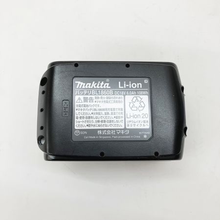  MAKITA マキタ 純正 18v 6.0Ah リチウムイオンバッテリ BL1860B ブラック 未使用品