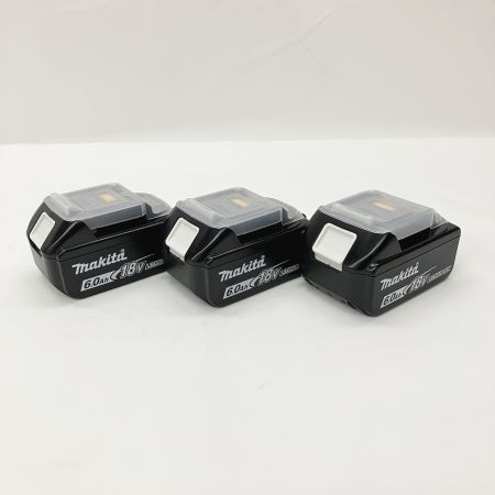  MAKITA マキタ 純正 18v 6.0Ah リチウムイオンバッテリ 3個セット BL1860B ブラック 未使用品