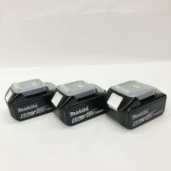 〇〇 MAKITA マキタ 純正 18v 6.0Ah リチウムイオンバッテリ 3個セット BL1860B ブラック 未使用品 Sランク