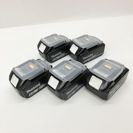  MAKITA マキタ 純正 18v 6.0Ah リチウムイオンバッテリ 5個セット BL1860B ブラック 未使用品