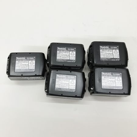  MAKITA マキタ 純正 18v 6.0Ah リチウムイオンバッテリ 5個セット BL1860B ブラック 未使用品