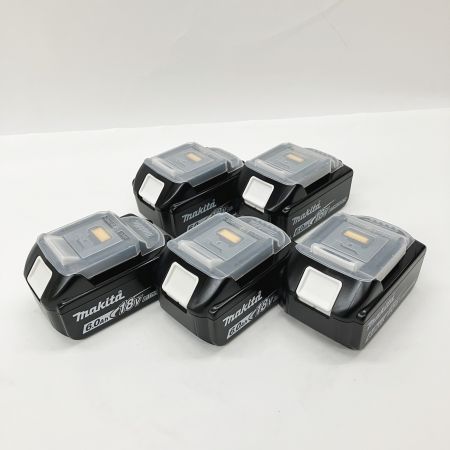  MAKITA マキタ 純正 18v 6.0Ah リチウムイオンバッテリ 5個セット BL1860B ブラック 未使用品