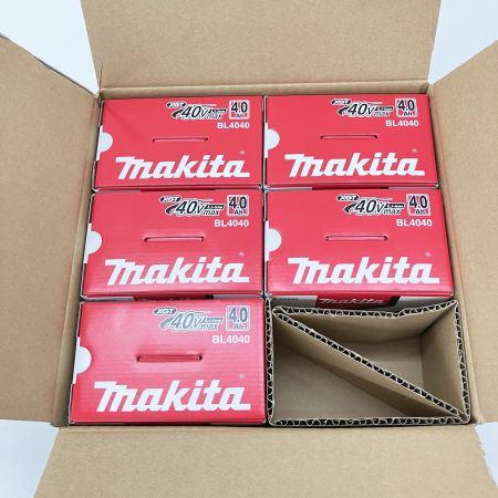  MAKITA マキタ 40Vmax リチウムイオンバッテリ 4.0Ah A-69939 5個セット BL4040 未使用品