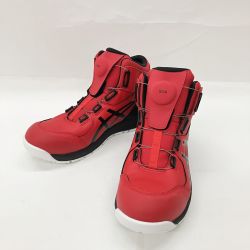 〇〇 asics アシックス ウィンジョブ BOA 26.5cm 安全靴 CP304 レッド Aランク