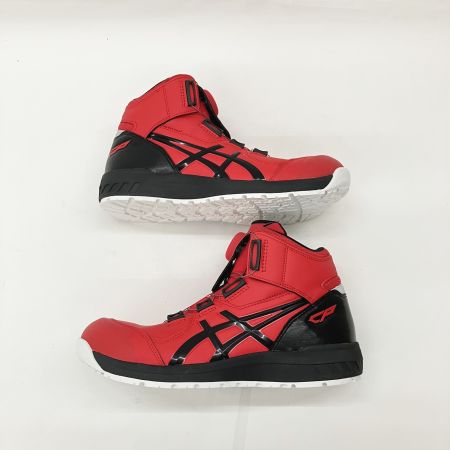  asics アシックス ウィンジョブ BOA 26.5cm 安全靴 CP304 レッド
