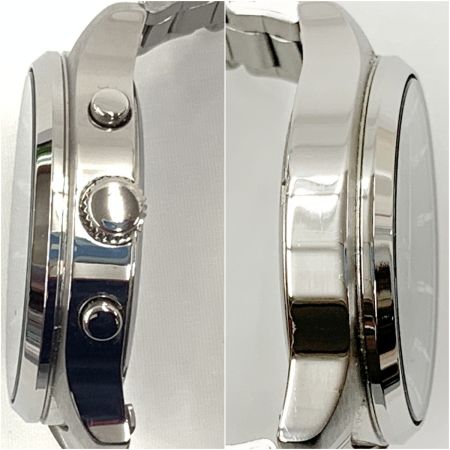  SEKO クロノグラフ クォーツ 腕時計 SKS537  シルバー 