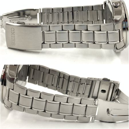  SEKO クロノグラフ クォーツ 腕時計 SKS537  シルバー 