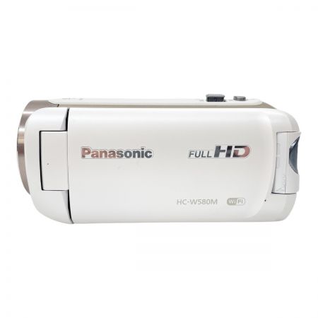  Panasonic パナソニック デジタルハイビジョンビデオカメラ サブカメラ搭載 高倍率90倍ズーム HC-W580M ホワイト