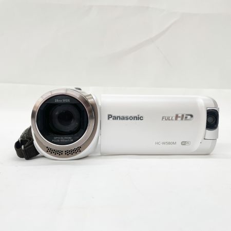  Panasonic パナソニック デジタルハイビジョンビデオカメラ サブカメラ搭載 高倍率90倍ズーム HC-W580M ホワイト