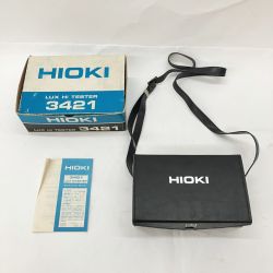 〇〇 HIOKI 日置電機 照度計 LUX Hi TESTER ルクスハイテスタ 3421 ジャンク品 現状渡し Dランク