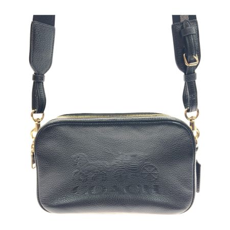  COACH コーチ レザーショルダーバッグ F75818 ブラック