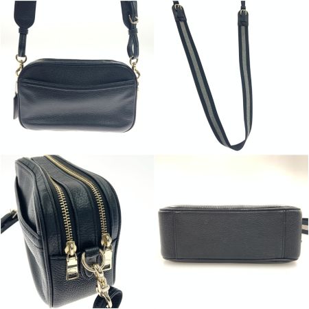  COACH コーチ レザーショルダーバッグ F75818 ブラック