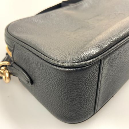  COACH コーチ レザーショルダーバッグ F75818 ブラック