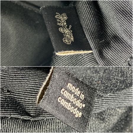  COACH コーチ レザーショルダーバッグ F75818 ブラック