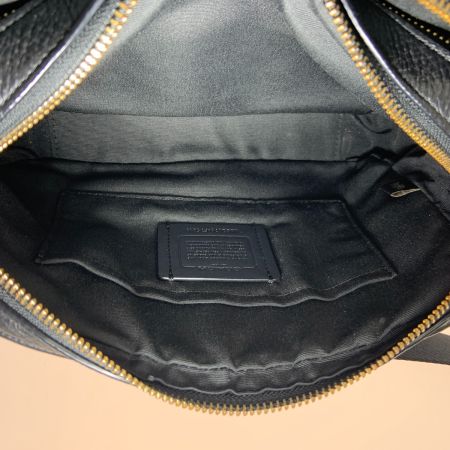  COACH コーチ レザーショルダーバッグ F75818 ブラック