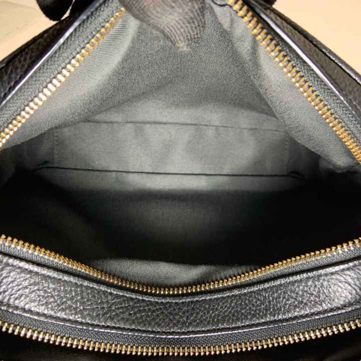 COACH コーチ レザーショルダーバッグ F75818 ブラック - 中古バッグ