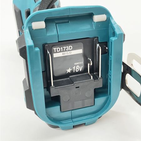  MAKITA マキタ 充電式インパクトドライバ 18v 本体 ケース付 TD173D ブルー 未使用品