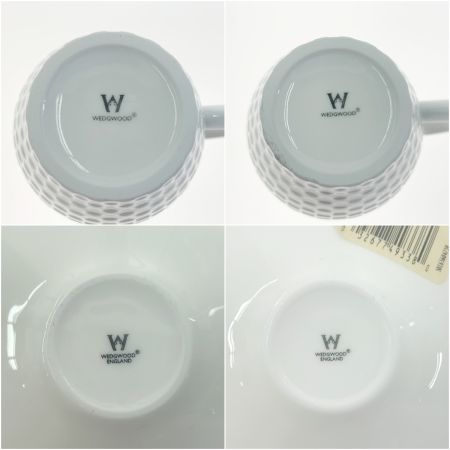  Wedgwood ウェッジウッド NIGHT＆DAY カップ ソーサー 2個 セット ホワイト