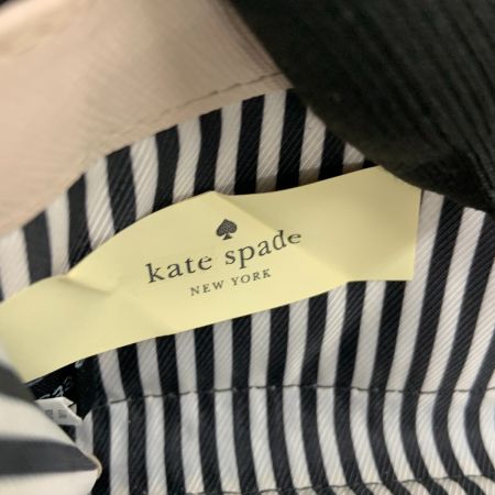  Kate Spade ケイトスペード ラウンドファスナー 長財布  ブラック x ベージュ