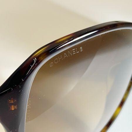  CHANEL シャネル ココマーク リボン アイウェア サングラス C.714 58□16 135 3N 5205-A ブラウン