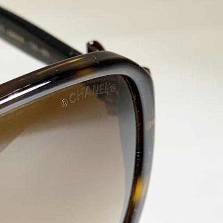  CHANEL シャネル ココマーク リボン アイウェア サングラス C.714 58□16 135 3N 5205-A ブラウン