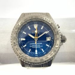 〇〇 SEIKO セイコー ランドマスター トランスポーラー 大場満郎モデル キネティック 腕時計 5M45-6A01 シルバー x ブルー Bランク