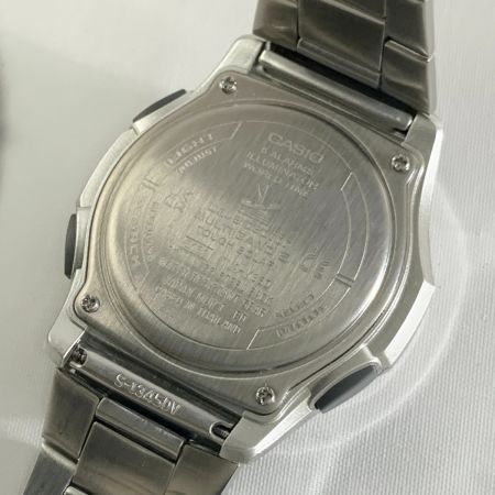  CASIO カシオ  ウェーブセプター ソーラー電波時計 MVA-M630 シルバー